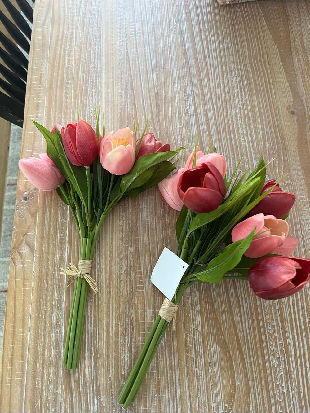 NWT 2 artificial stems tulips